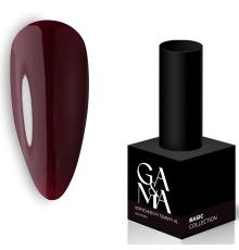 Гель-лак для нігтів GaMa Basic collection №041 темний коричневий, 10 мл