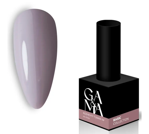Гель-лак для нігтів GaMa Basic collection №044 рожевий туман, 10 мл
