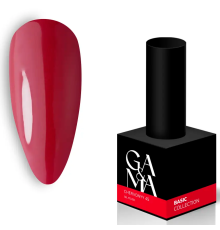 Гель-лак для нігтів GaMa Basic collection №045 червоний, 10 мл