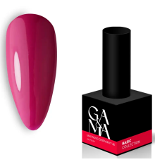 Гель-лак для нігтів GaMa Basic collection №046 малиново-червоний, 10 мл