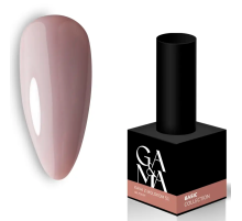 Nail gel polish GaMa Basic collection No. 051, coffee with milk, 10 ml
