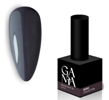 Гель-лак для нігтів GaMa Basic collection №053, графітовий, 10 мл