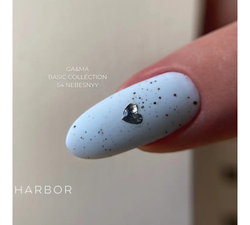 Гель-лак для нігтів GaMa Basic collection №054 небесний, 10 мл
