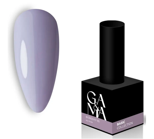 Гель-лак для ногтей GaMa Basic collection №055 сиреневый, 10 мл