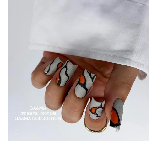 Гель-лак для нігтів GaMa collection Kreatyvna №191, сірий, 10 мл