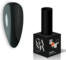 Gel nail polish GaMa collection Stylna No. 189, graphite, 10 ml