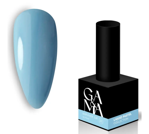 Гель-лак для нігтів GaMa Liquid pastel №116 Barvinok барвінок, 10 мл