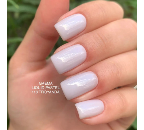 Гель-лак для нігтів GaMa Liquid pastel №118 Troyanda троянда, 10 мл
