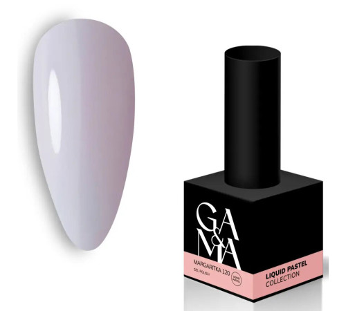 Гель-лак для нігтів GaMa Liquid pastel №120 Margaritka маргаритка, 10 мл