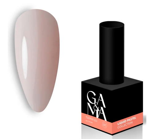 Гель-лак для нігтів GaMa Liquid pastel №121 Tulpan тюльпан, 10 мл