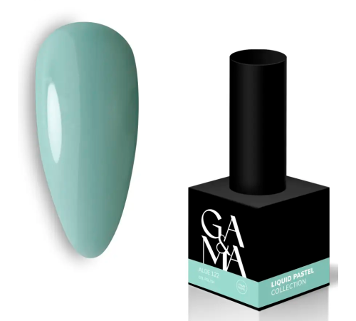 Гель-лак для нігтів GaMa Liquid pastel №122 Aloe алоє, 10 мл