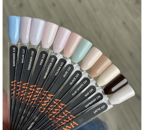 Гель-лак для нігтів GaMa Liquid pastel №122 Aloe алоє, 10 мл