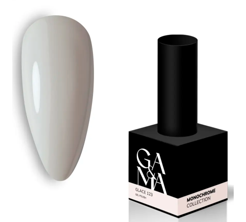 Гель-лак для нігтів GaMa Monochrome collection №123 Glase глясе, 10 мл