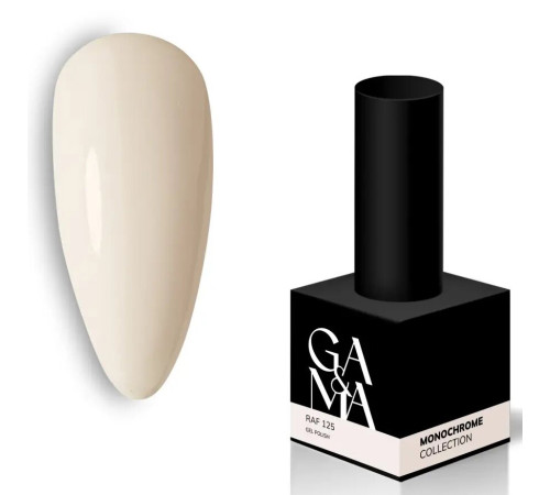 Гель-лак для нігтів GaMa Monochrome collection №125 Raf раф, 10 мл