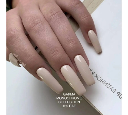 Гель-лак для нігтів GaMa Monochrome collection №125 Raf раф, 10 мл