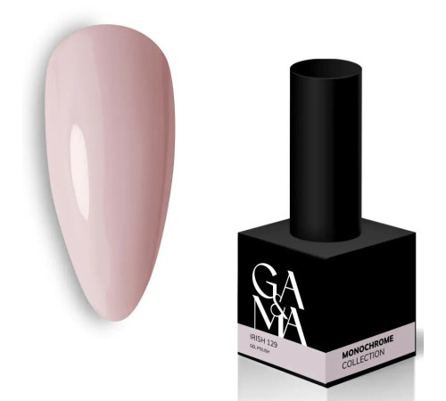 Гель-лак для нігтів GaMa Monochrome collection №129 Irish іріш, 10 мл