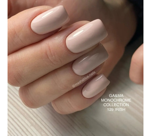 Гель-лак для нігтів GaMa Monochrome collection №129 Irish іріш, 10 мл