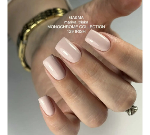 Гель-лак для нігтів GaMa Monochrome collection №129 Irish іріш, 10 мл