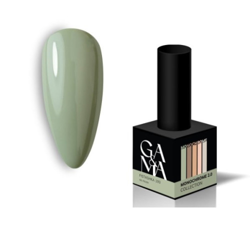 Гель-лак для нігтів GaMa Monochrome collection №193 Fistashka фісташка, 10 мл