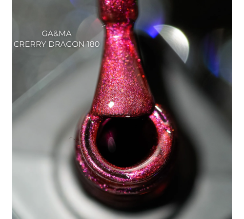 Гель-лак для нігтів GaMa Night collection №180 Cherry dragon, 10 мл