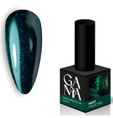 Гель-лак для нігтів GaMa Night collection №184 Green Dragon dragon, 10 мл