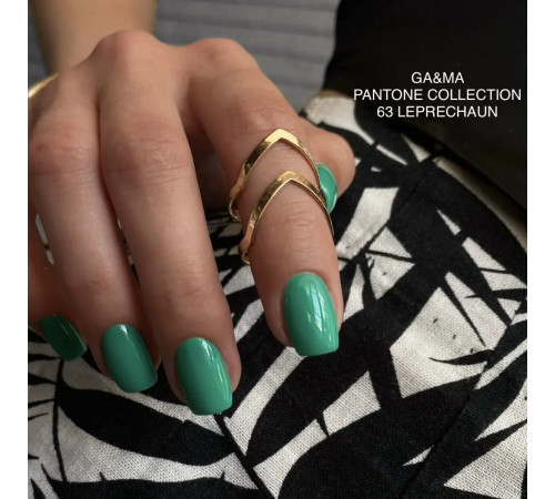 Гель-лак для нігтів GaMa Pantone №063 Leprechaun, леприкон, 10 мл