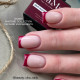 Гель-лак для нігтів GaMa Pantone №150 dark Viva Magenta, вишневий, 10 мл