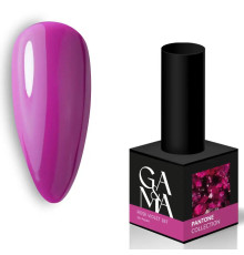 Гель-лак для нігтів GaMa Pantone №187 Rose Violet, рожево-фіолетовий, 10 мл