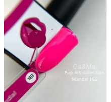 Гель-лак для нігтів GaMa Pop-Art collection №161 Skandal фуксія, 10 мл