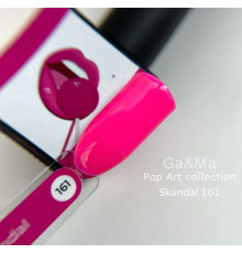 Гель-лак для нігтів GaMa Pop-Art collection №161 Skandal фуксія, 10 мл