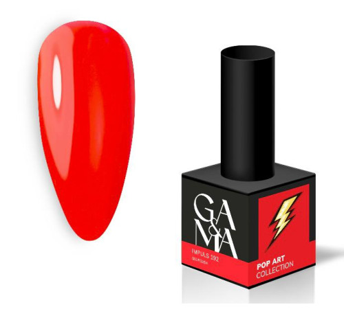 Гель-лак для нігтів GaMa Pop-Art collection №192 Impuls, імпульс, 10 мл