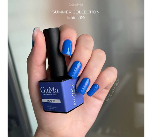 Гель-лак для нігтів GaMa Summer collection №110 Lohina лохина, 10 мл
