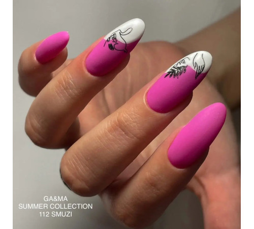 Гель-лак для нігтів GaMa Summer collection №112 Smuzi, смузі, 10 мл