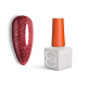 Gel nail polish Gemely Cat Color №012, cat`s eye, red, 6 ml