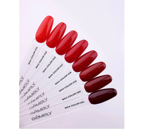 Гель-лак для ногтей Gemely Max Color №016, 10 мл