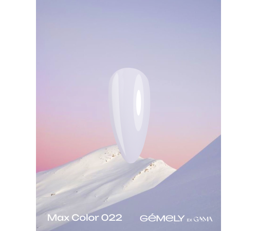 Гель-лак для нігтів Gemely Max Color №022, 10 мл