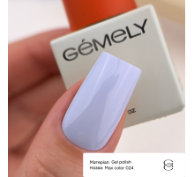 Гель-лак для нігтів Gemely Max Color №024, 10 мл
