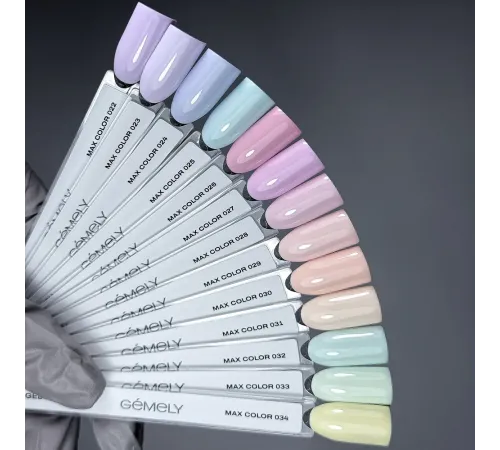 Gel nail polish Gemely Max Color No. 024, 10 ml