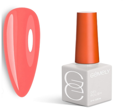 Гель-лак для нігтів Gemely Max Color №040, 6 мл