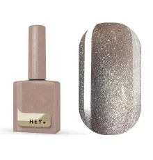 Гель-лак для нігтів HEYLOVE gel Polish Charm, котяче око, бронзовий, 15 мл
