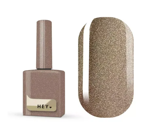Гель-лак для нігтів HEYLOVE gel Polish Chiffon, котяче око, золотий, 15 мл