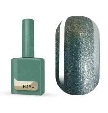 Гель-лак для нігтів HEYLOVE gel Polish Elixir, котяче око, зелений, 15 мл
