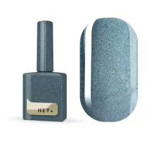 Гель-лак для нігтів HEYLOVE gel Polish Fleece, котяче око, блакитний, 15 мл