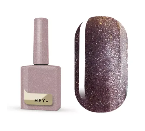Гель-лак для нігтів HEYLOVE gel Polish Mystic, котяче око, рожевий, 15 мл