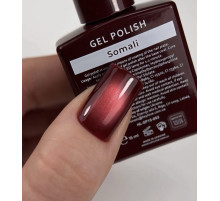 Гель-лак для нігтів HEYLOVE gel Polish Somali, котяче око, червоний, 15 мл
