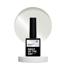 Гель-лак для нігтів NAILSOFTHEDAY Korean cat eye №01, котяче око, 10 мл