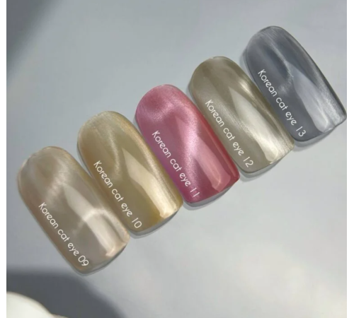Гель-лак для нігтів NAILSOFTHEDAY Korean cat eye №09, котяче око, 10 мл
