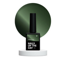 Гель-лак для нігтів NAILSOFTHEDAY Korean cat eye №17, котяче око, 10 мл