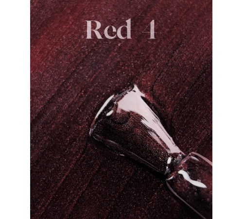 Гель-лак для нігтів Saga Love Red №04, 10 мл