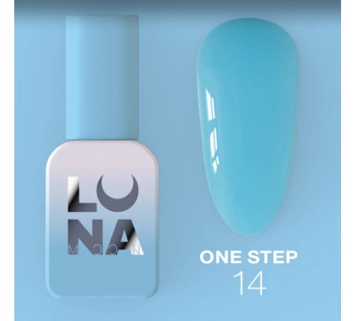 Гель-лак однофазний Luna One Step №14, для педикюру, 8 мл